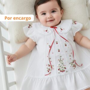 Vestido Bordado Fresitas