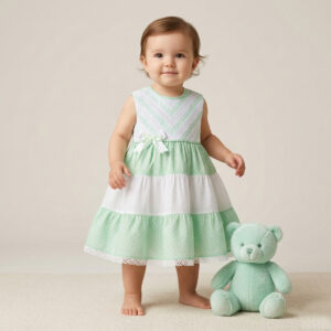 Vestido calado lineas